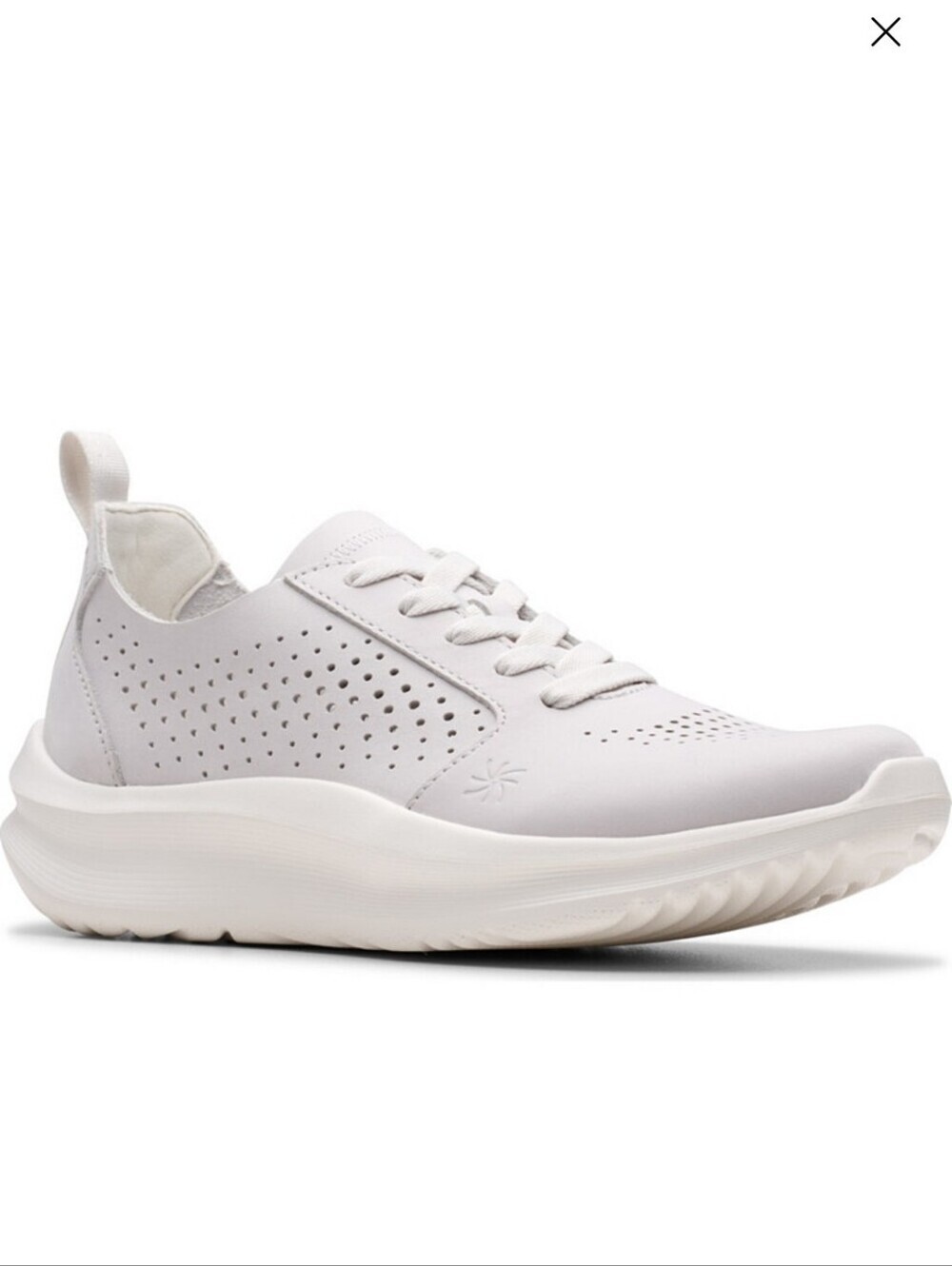 Clarks Women's Cloud Steppers Solevana Style LaceUp Sneakers Size 8.5 W